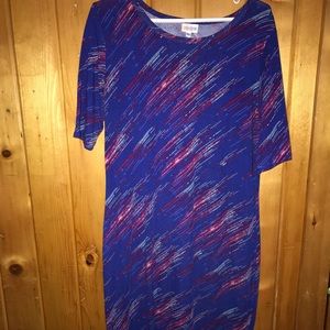 EUC XL Lularoe Julia Dress